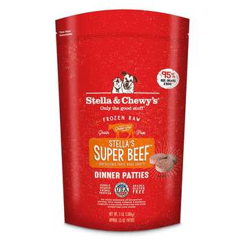 Stella & Chewy's Stella's Super Beef Frozen Raw Dinner Patties for Dogs