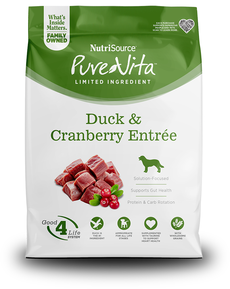 PureVita™ Duck & Cranberry Entrée for Dogs