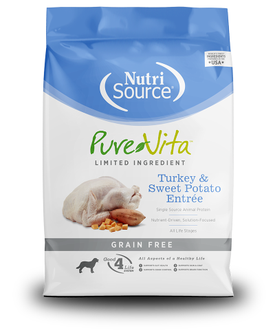 PureVita™ Grain Free Turkey & Sweet Potato Formula Dog Food