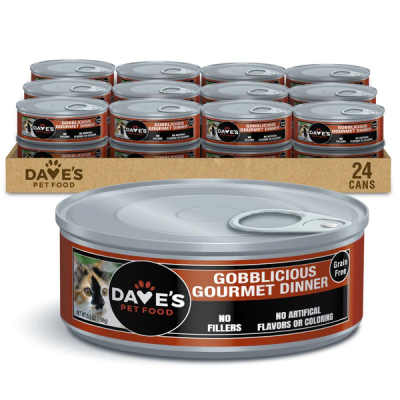 Dave's Naturally Healthy Cat Food Shredded Chicken 5.5oz Can