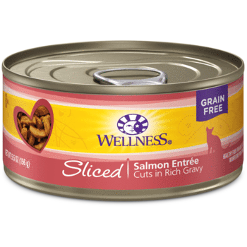 Wellness Complete Health Sliced Salmon Entrée Cat Food