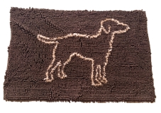 Clean Paws Dog Mat-Brown