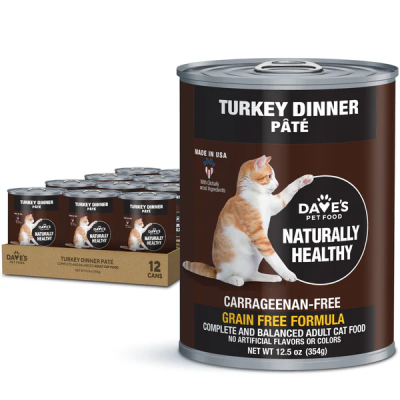 Dave's Naturally Healthy™ Canned Cat Food Turkey Recipe