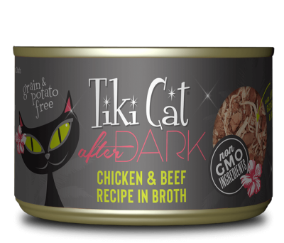 Tiki Cat® After Dark™ Chicken & Beef Recipe in Broth