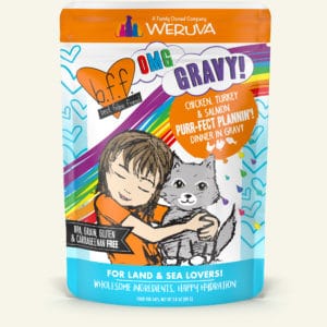 BFF OMG! (Oh My Gravy!) Chicken, Turkey & Salmon Purr-Fect Plannin'! Dinner in Gravy for Cats