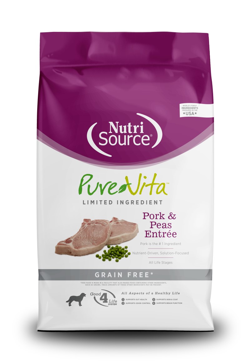 PureVita™ Grain Free Pork & Peas Entrée for Dogs-(Pork & Blueberry)