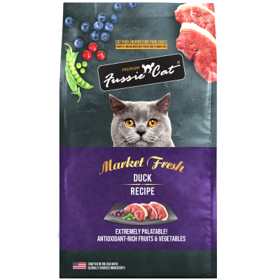 Fussie Cat Market Fresh Duck Meal Dry Cat Food