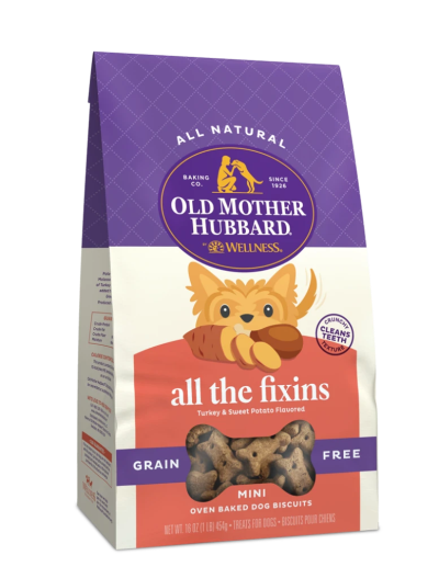 Old Mother Hubbard Grain Free Mini Oven-Baked Dog Biscuits All the Fixins