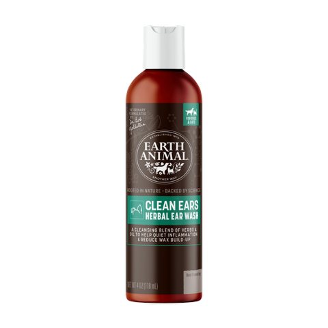 Earth Animal Apothecary Clean Ears Natural Grooming Herbal Ear Wash Cleanser