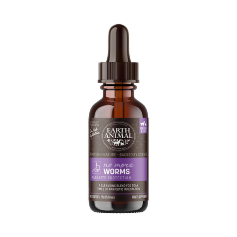 Earth Animal No More Worms Herbal Liquid Digestive Supplement