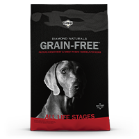 Diamond Naturals Grain-Free Pasture-Raised Beef & Sweet Potato Formula for Dogs