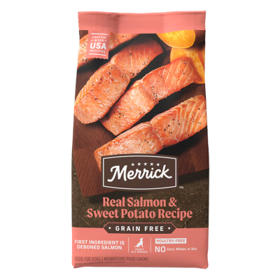 Merrick Grain Free Real Salmon + Sweet Potato Recipe Dry Dog Food