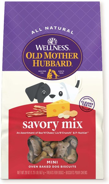 Old Mother Hubbard Mini Oven Baked Biscuits Savory Mix
