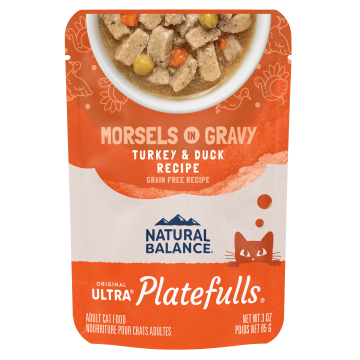 Natural Balance Platefulls® Indoor Turkey & Duck Formula in Gravy Cat Food