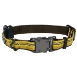 Coastal K9 Explorer Reflective Adjustable Dog Collar-Goldenrod