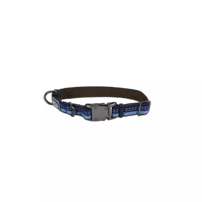 Coastal K9 Explorer Reflective Adjustable Dog Collar-Sapphire