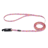Li'l Pals Patterned Dog Leash with E-Z Snap-Daisy Multi-Color