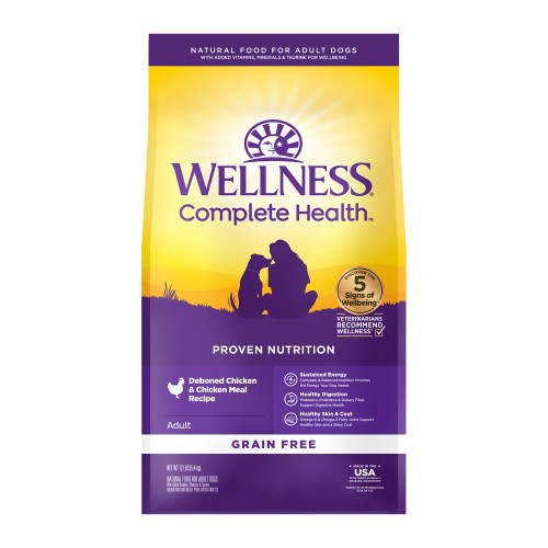 Wellness Complete Health Grain Free Deboned Chicken & Chicken Meal Recipe Dog Food