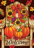 Custom Decor Adirondack Fall Stand Flag