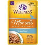 Wellness Complete Health Healthy Indulgence Morsels with Turkey & Duck in Savory Sauce for Cats