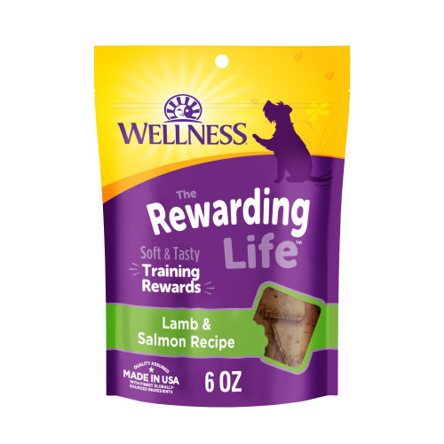 Wellness Rewarding Life Soft & Chewy Healthy Dog Treats-Lamb & Salmon Recipe