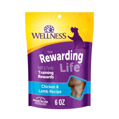 Wellness Rewarding Life Soft & Chewy Healthy Dog Treats-Chicken & Lamb Recipe