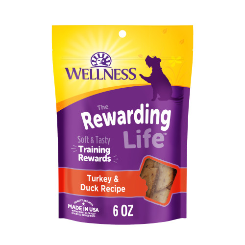 Wellness Rewarding Life Soft & Chewy Healthy Dog Treats-Turkey & Duck Recipe