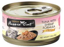 Fussie Cat Tuna with Shrimp Formula in Aspic