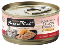 Fussie Cat Tuna with Salmon Formula in Aspic