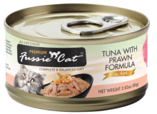 Fussie Cat Tuna with Prawns Formula in Aspic