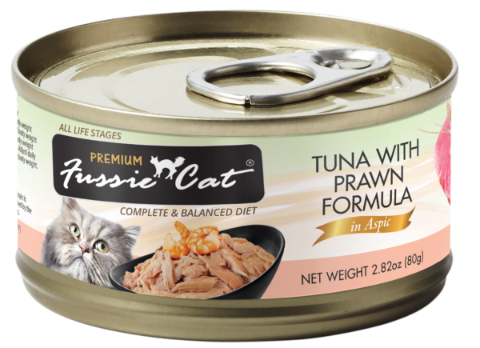 Fussie Cat Tuna with Prawns Formula in Aspic