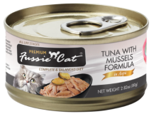 Fussie Cat Tuna with Mussels Formula in Aspic
