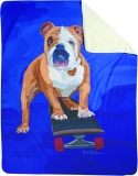 Fleece Throw-Bulldog