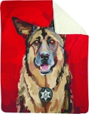 Fleece Throw-German Shepherd