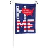 Evergreen God Bless America Garden Flag