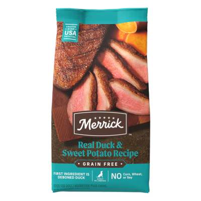 Merrick Grain Free Real Duck + Sweet Potato Recipe Dry Dog Food