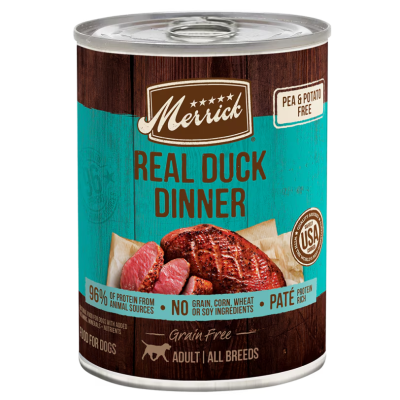 Merrick Grain Free Real Duck Dinner Canned Dog Food