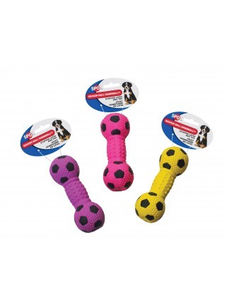 Stuffed Latex Soccer Ball Dumbbell Dog Toy