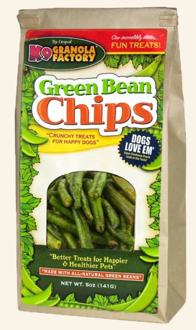 K9 Granola Factory Green Bean Chips Dog Treats