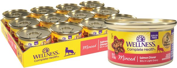 Wellness Complete Health Minced Salmon Dinner Wet Cat Food