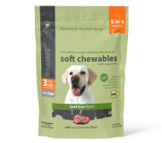 Treatibles Soft Chewables Beef Liver Flavor 3 mg for Dogs