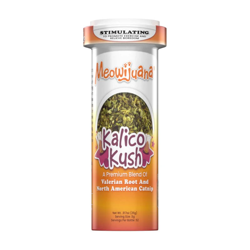 Meowijuana Kalico Kush Valerian Root and North American Catnip Blend