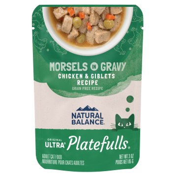 Natural Balance Platefulls® Chicken & Giblets Formula in Gravy Cat Food