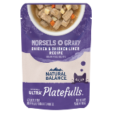 Natural Balance Platefulls® Indoor Chicken & Chicken Liver Formula in Gravy Cat Food