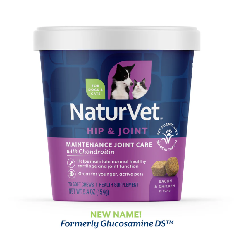NaturVet Maintenance Joint Care Soft Chews for Dogs and Cats
