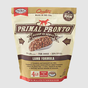 Primal Canine Raw Frozen Pronto Lamb Formula