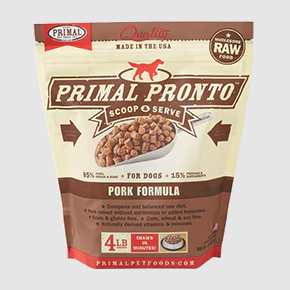 Primal Canine Raw Frozen Pronto Pork Formula