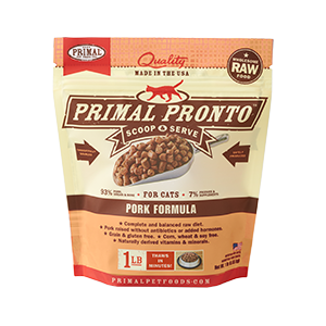 Primal Feline Raw Frozen Pronto-Pork Formula