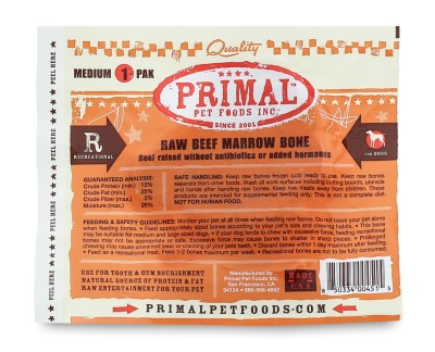 Primal Frozen Beef Marrow Raw Recreational Bones