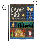 Carson Campfire Memories Fall Garden Flag